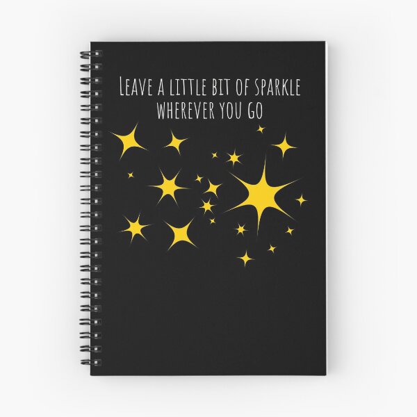 Item preview, Leave a little bit of sparkle wherever you go - positive quote designed and sold by digifun.