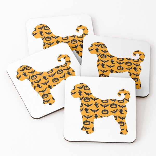 Item preview, labradoodle dog halloween pattern gift designed and sold by alaechamlal.