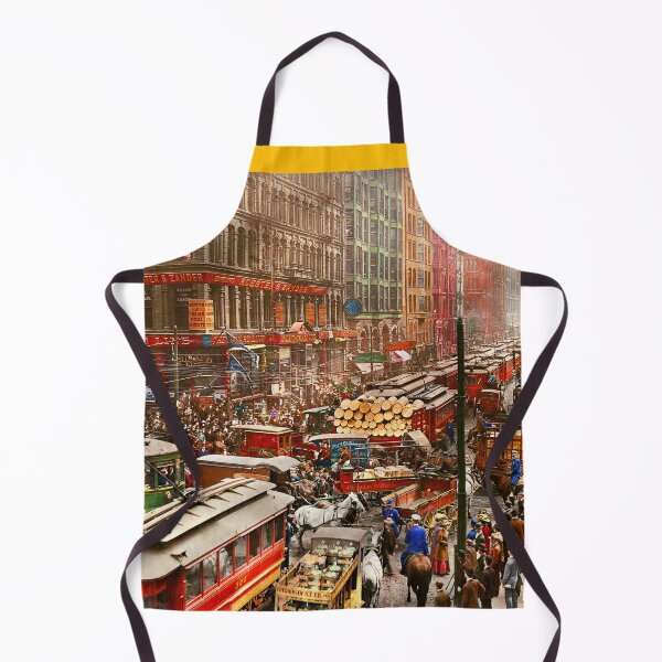 Item preview, City - Chicago - Traffic jam on Dearborn St Chicago 1909 designed and sold by Mike Savad Photography.