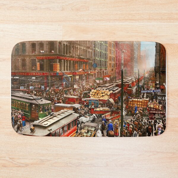 Item preview, City - Chicago - Traffic jam on Dearborn St Chicago 1909 designed and sold by Mike Savad Photography.