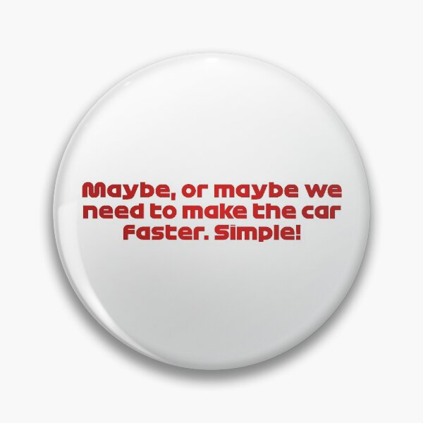 Item preview, Maybe We Need To Make The Car Faster - RAI. Radio Voice British GP 2021 (Red) designed and sold by FilipeFerreira.
