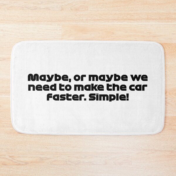Item preview, Maybe We Need To Make The Car Faster - RAI. Radio Voice British GP 2021 (Black) designed and sold by FilipeFerreira.