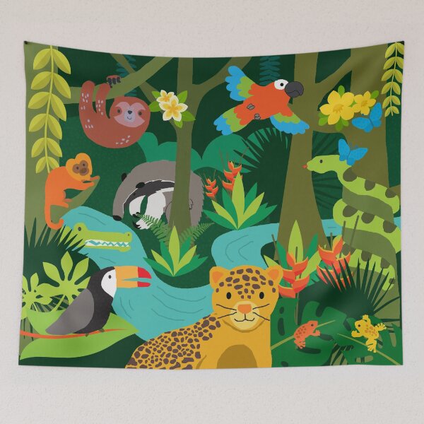 Item preview, Rainforest Animals  designed and sold by Mommyisakeeper.