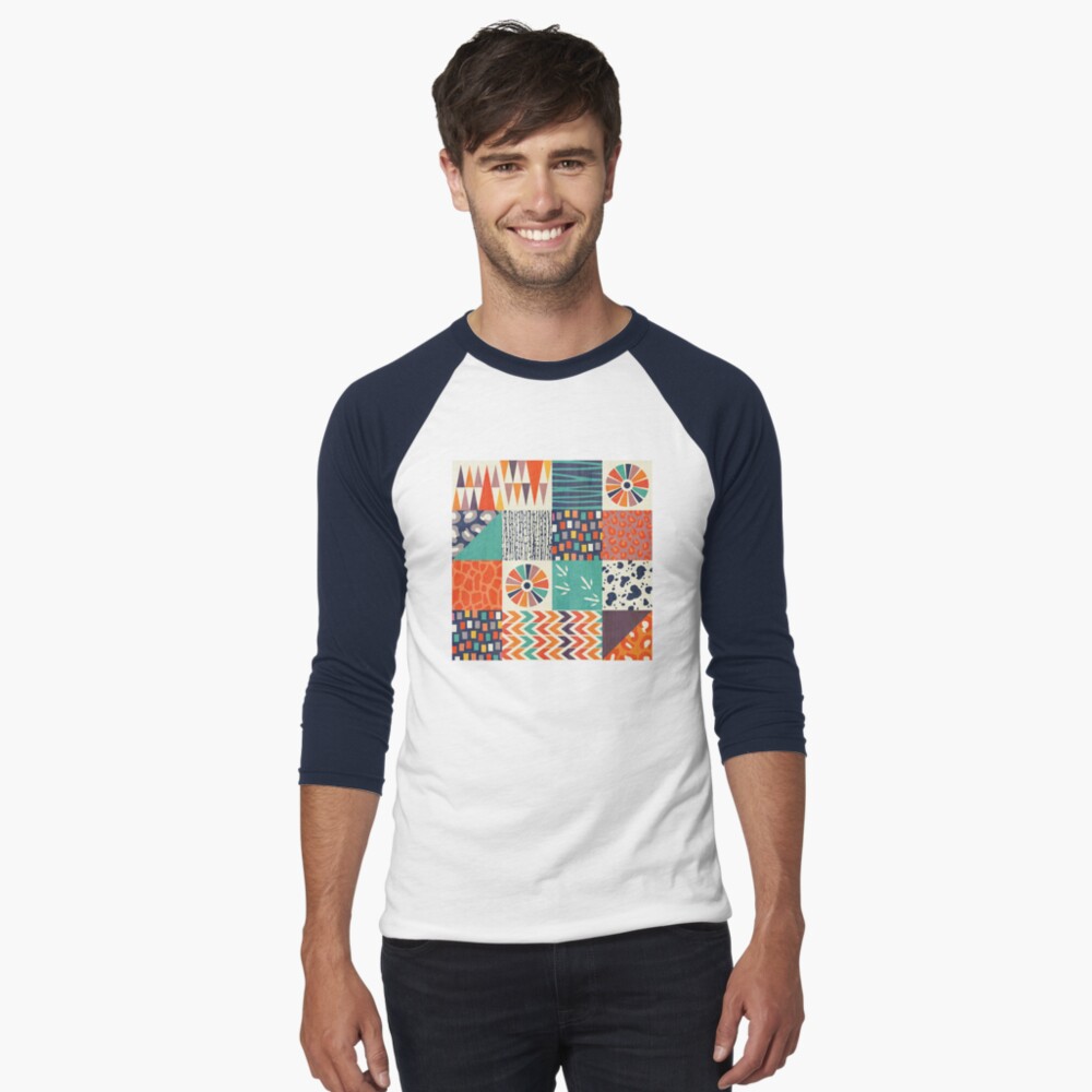 Item preview, Baseball ¾ Sleeve T-Shirt designed and sold by daisy-beatrice.