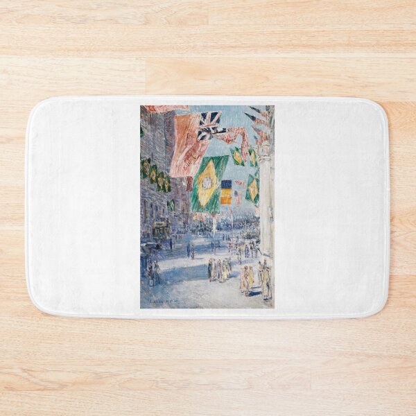 Item preview, Impressionist Art Avenue of the Allies: Brazil, Belgium (1918) by Frederick Childe Hassam designed and sold by Designedbysm.