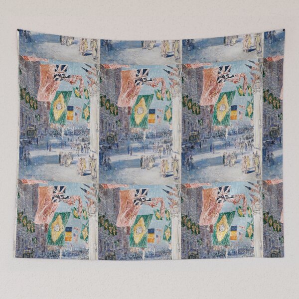 Item preview, Impressionist Art Avenue of the Allies: Brazil, Belgium (1918) by Frederick Childe Hassam designed and sold by Designedbysm.