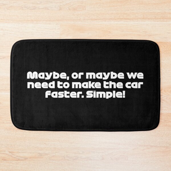Item preview, Maybe We Need To Make The Car Faster - RAI. Radio Voice British GP 2021 (White) designed and sold by FilipeFerreira.
