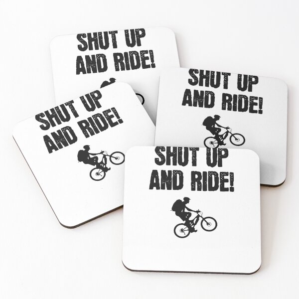 Item preview, Shut up and ride! Mountain Bike Outdoor Bike Downhill Trail Mountains E-Bike designed and sold by VollNiceDesign.