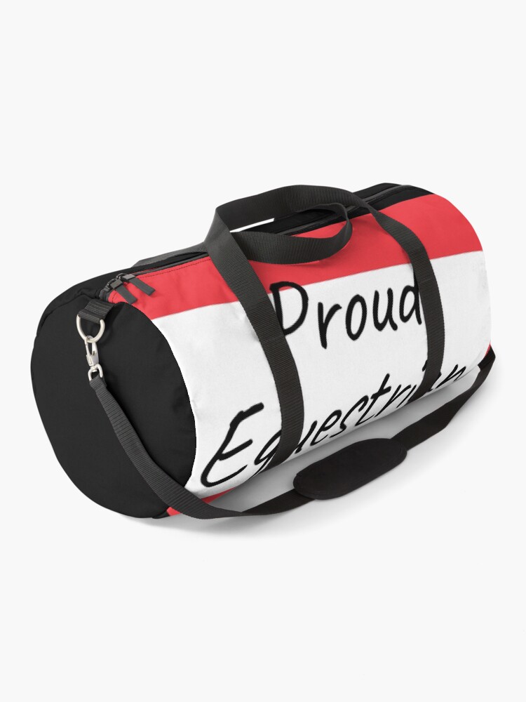 Equestrian duffle bag hot sale