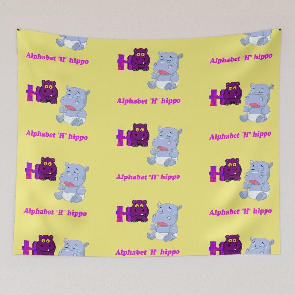 Item preview, Alphabet study "H" hippo designed and sold by mostheristore.