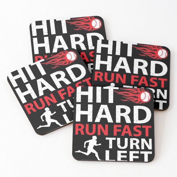 Item preview, Hit hard turn left baseball, Baseball, Softball designed and sold by Dandesin.