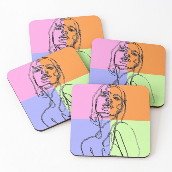 Item preview, Woman in colour pop art designed and sold by rkaidesigns.