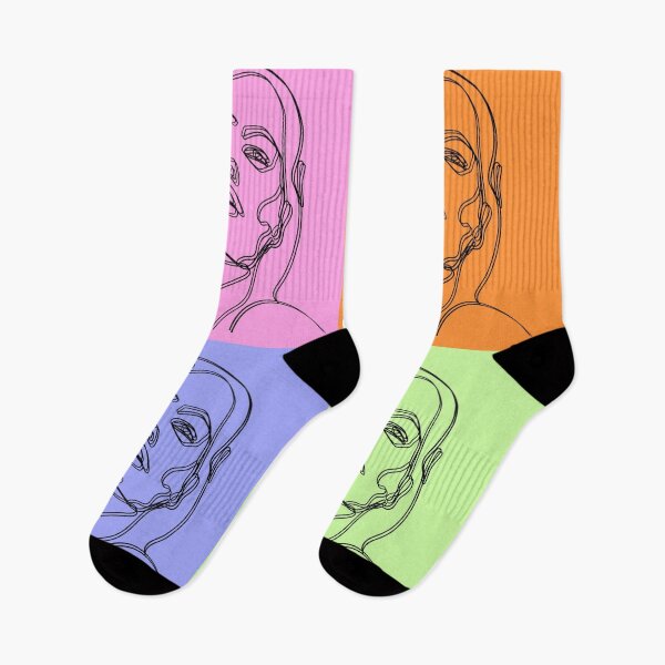 Item preview, Woman in colour Pop art style designed and sold by rkaidesigns.
