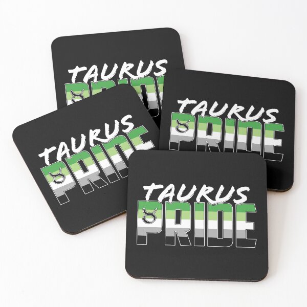 Item preview, Taurus Aromantic Pride Flag Zodiac Sign designed and sold by Patrick Hiller.