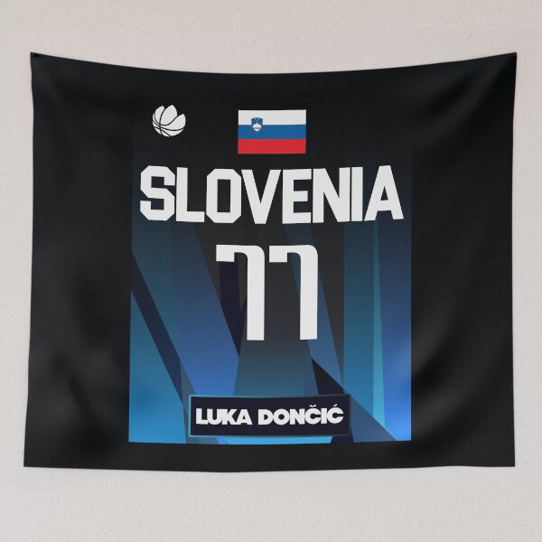 Item preview, Luka Doncic 2021 Slovenia Jersey Fan Design designed and sold by acquiesce13.