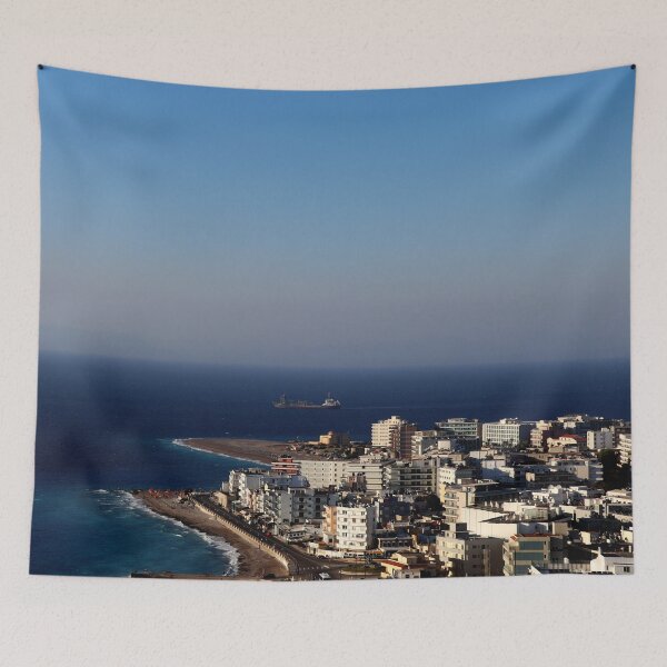 Item preview, Rhodes town in Greece - aerial view designed and sold by Michaelerch.