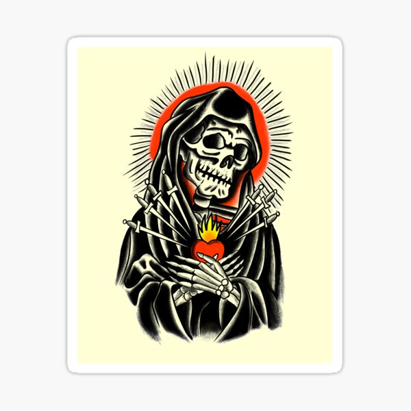 Santa Muerte Stickers for Sale | Redbubble