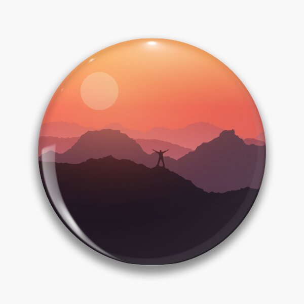 Item preview, Beautiful sunset of eyari mountains art print designed and sold by JustMindBlowing.