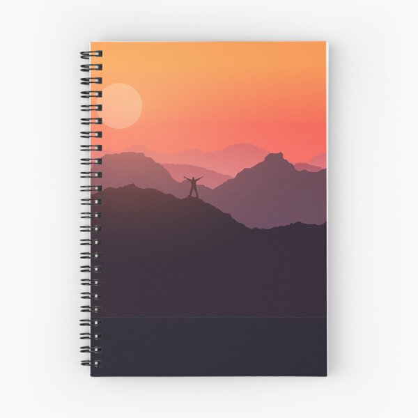 Item preview, Beautiful sunset of eyari mountains art print designed and sold by JustMindBlowing.