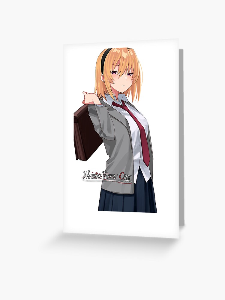 Higurashi no Naku Koro ni Sotsu Greeting Card for Sale by