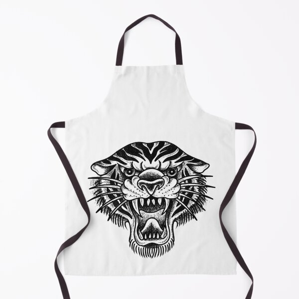 Item preview, Traditional tattoo tiger designed and sold by Mostro-Tattoo.