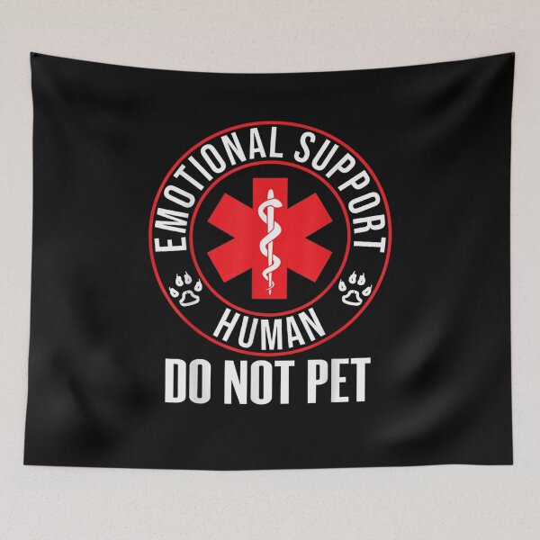 Item preview, Emotional Support Human Do Not Pet - Service Dog Love Humor  designed and sold by loka-Art.