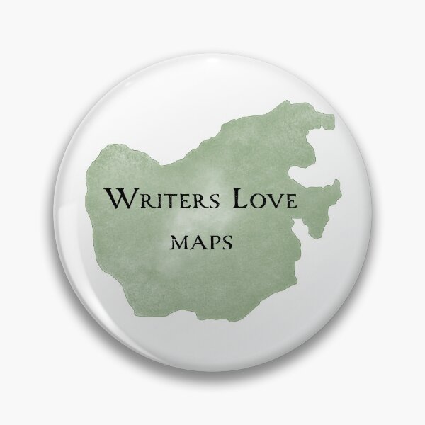 Item preview, Writers Love Maps designed and sold by AF Stewart Art Designs.