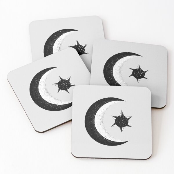 Item preview, Moon and Star Round designed and sold by CaosTranscrito.