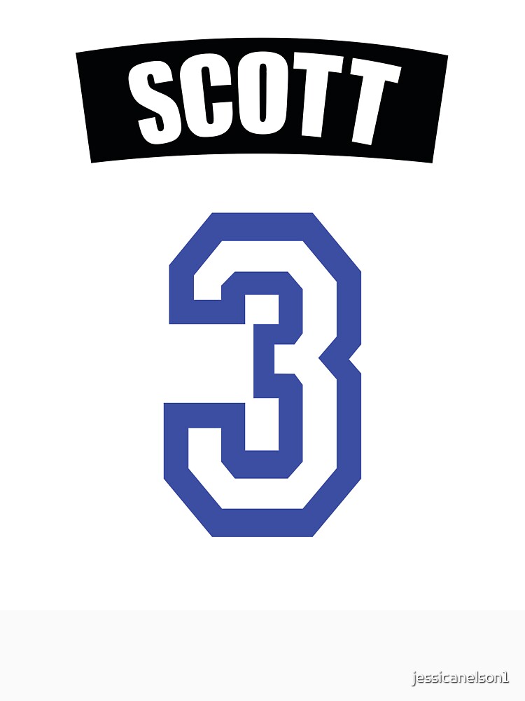 LazySundaysApparel One Tree Hill Oth Lucas Scott Standard Jersey Number Crewneck Sweatshirt Front & Back