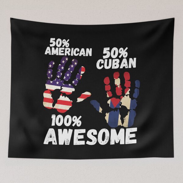 Item preview, 50% Cuban 50% American 100% Awesome designed and sold by LarrysDesigns.