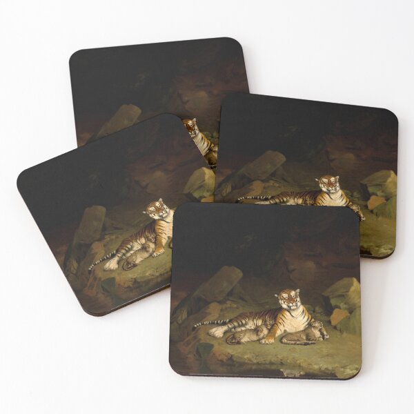 Item preview, Tiger and Cubs by Gerome designed and sold by academic-art.