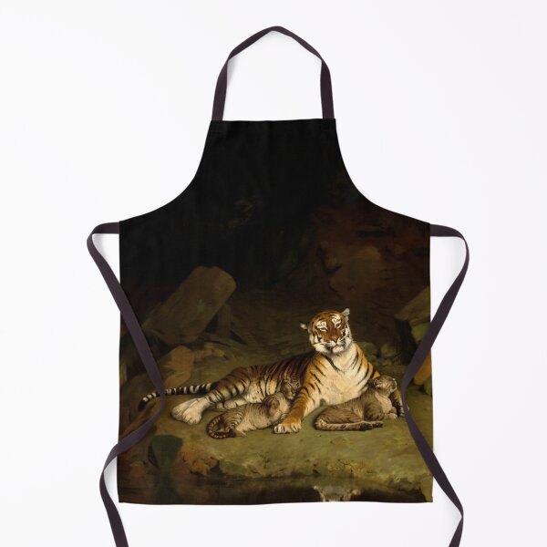 Item preview, Tiger and Cubs by Gerome designed and sold by academic-art.