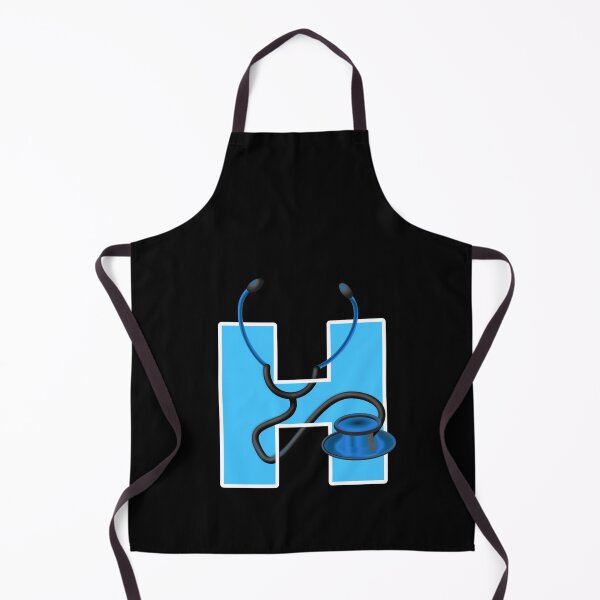 Item preview, md, doctor, letter h, alphabet designed and sold by doctors-apparel.