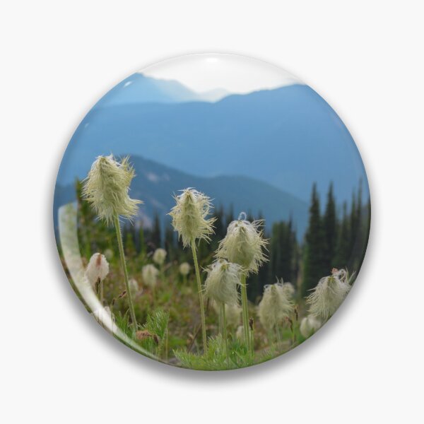Item preview, Field of Western Pasqueflower designed and sold by birdsofthePNW.
