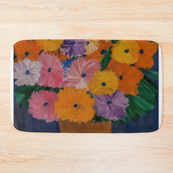 Item preview, abstract carnations in vintage style vase  designed and sold by kkartwork.