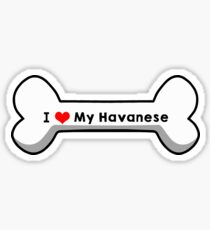 I Love My Havanese Sticker