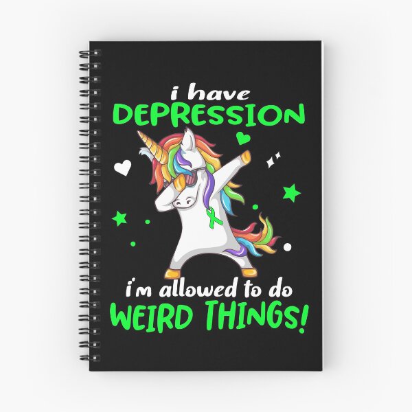 Item preview, Depression Warrior I'm Allowed To Do Weird Things designed and sold by Brad-FI.