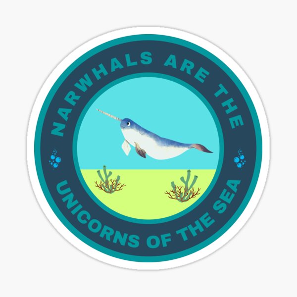 Item preview, Narwhals are the unicorns of the sea designed and sold by fev-rocks.