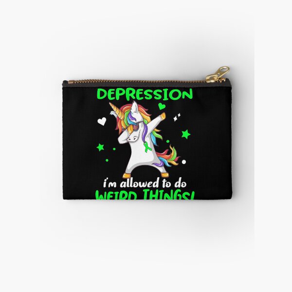 Item preview, Depression Warrior I'm Allowed To Do Weird Things designed and sold by Brad-FI.