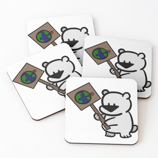 Item preview, Protesting Polar Bear designed and sold by WatchToDonate.