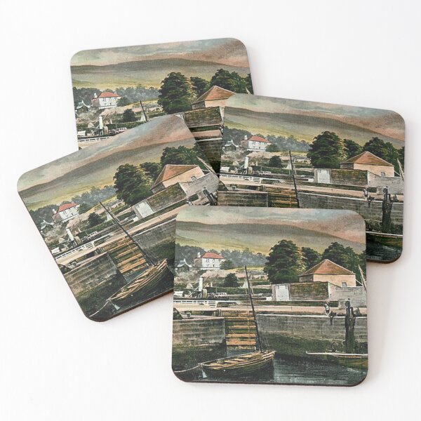 Item preview, Vintage Illustration of the Entrance To Crinan Canal, Ardrishaig designed and sold by yourscotland.