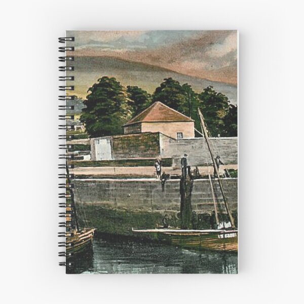 Item preview, Ilustración vintage de la entrada al canal de Crinan, Ardrishaig designed and sold by yourscotland.