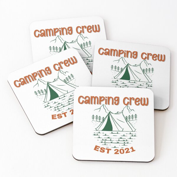 Item preview, Camping crew established 2021 design designed and sold by FayNdesigns.