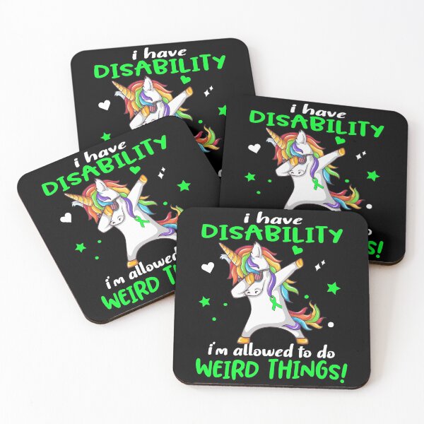 Item preview, Disability Warrior I'm Allowed To Do Weird Things designed and sold by Brad-FI.