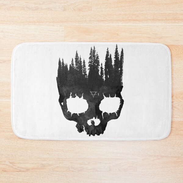 Item preview, Skull with forest and earth symbol designed and sold by D-Storm-.