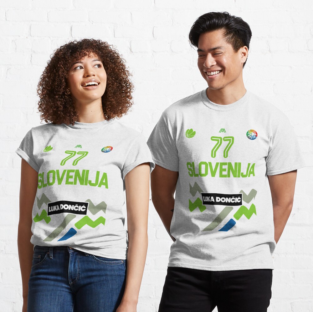 Luka Doncic Slovenia Jersey Fan Design Active T-Shirt for Sale by