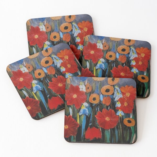 Item preview, fun looking abstract flowers  designed and sold by kkartwork.