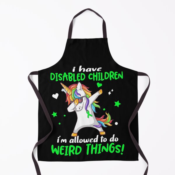 Item preview, Disabled Children Warrior I'm Allowed To Do Weird Things designed and sold by Brad-FI.