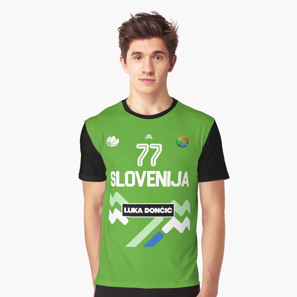 Slovenia Basketball Fans Jersey - Slovenian Sport Lovers Premium T-Shirt