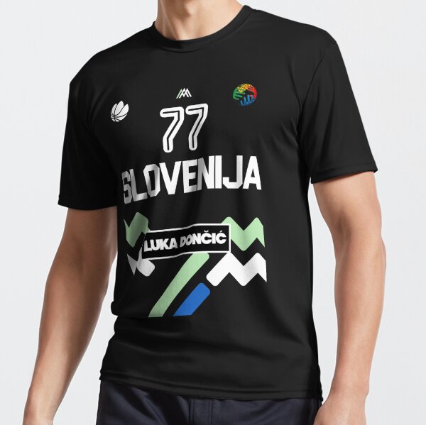 darklordpug Luka Doncic Slovenia Jersey Fan Design T-Shirt